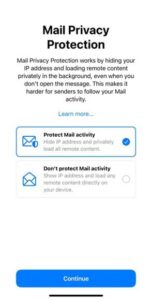 Mail Privacy Protection Prompt