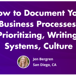 How to Document Your Business Processes