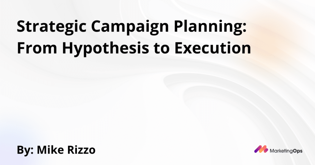 From Hypothesis to Execution Blog Image