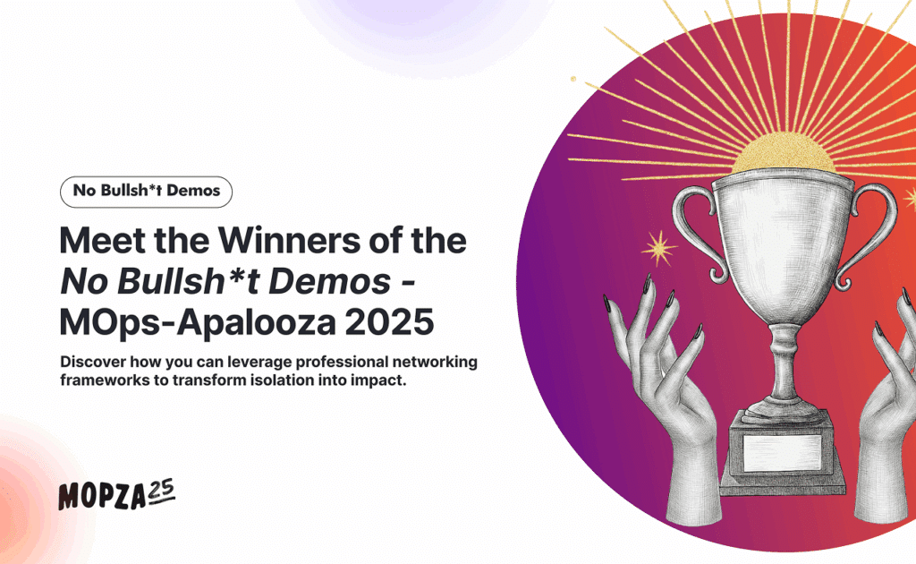 Blog title Test: The Winners of the No BS Demos from MOps-Apalooza 2025